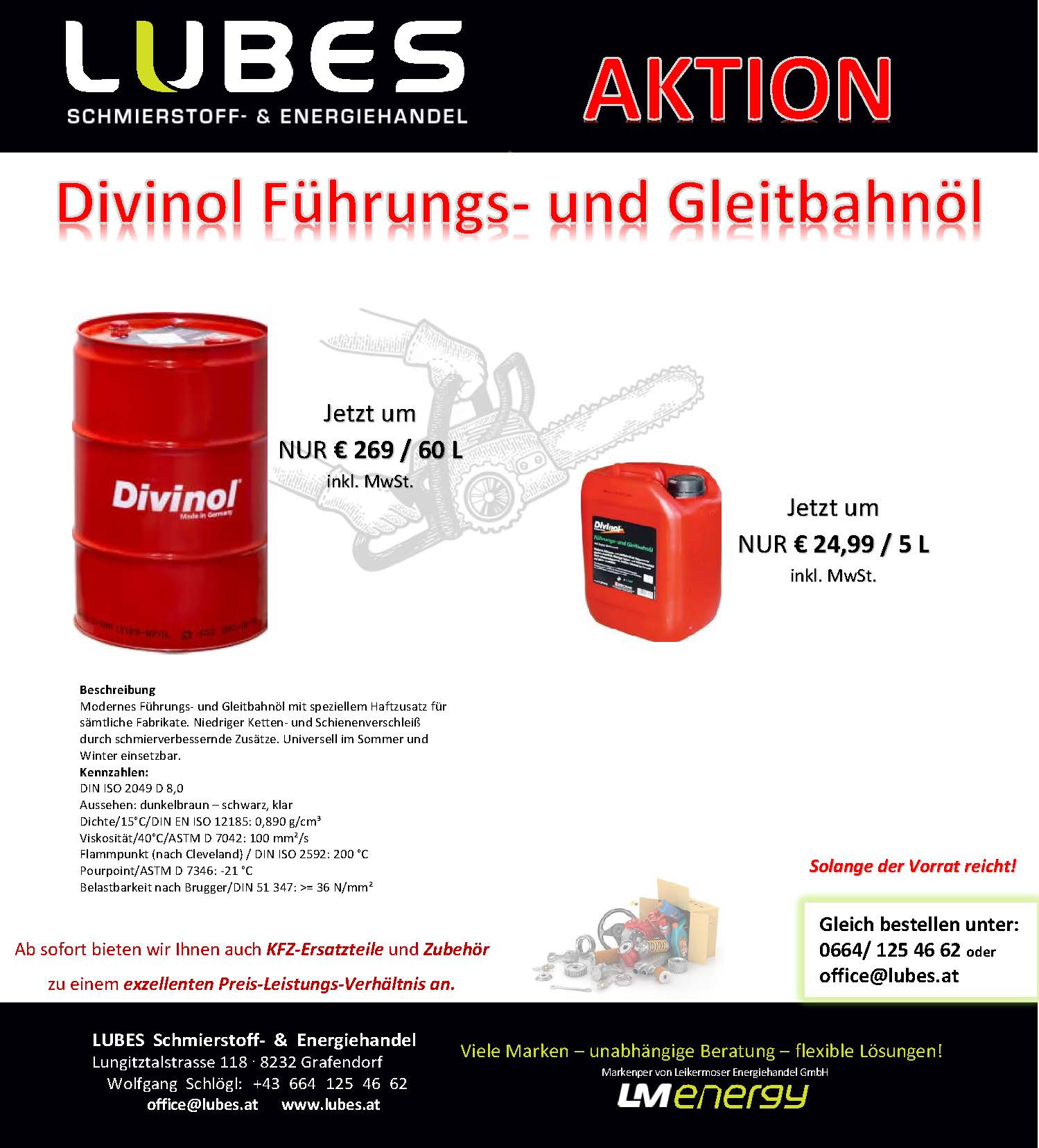 Divinol Kettensägenöl