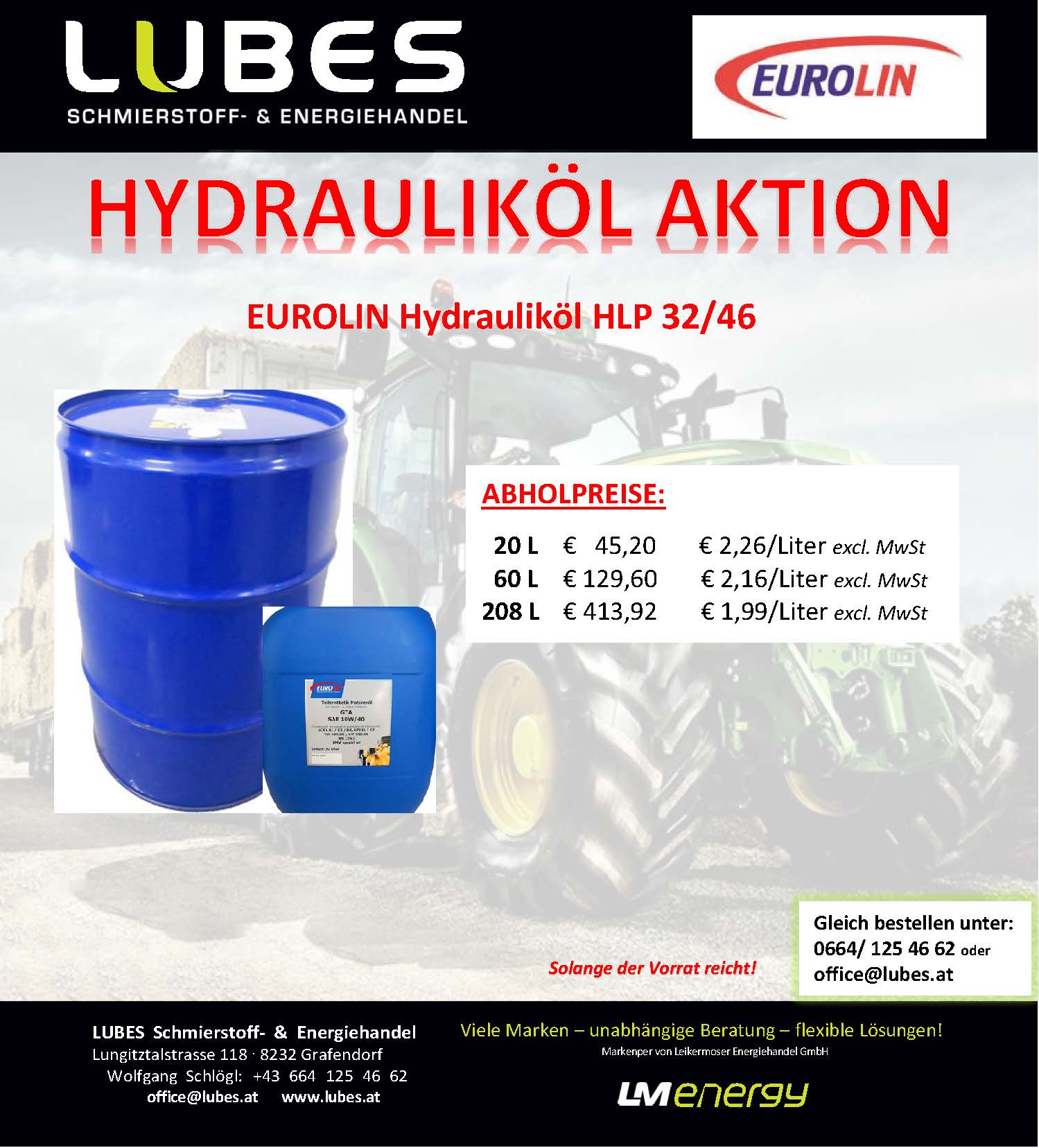 Hydrauliköl Eurolin