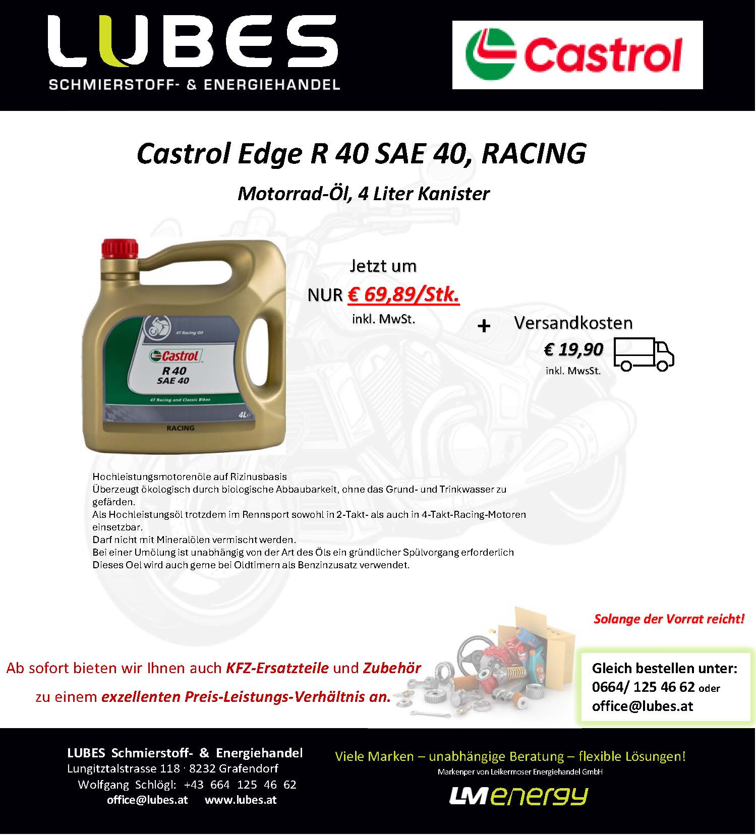 Castrol R40 Motorradöl